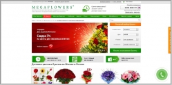 MegaFlowers.ru - доставка цветов и букетов